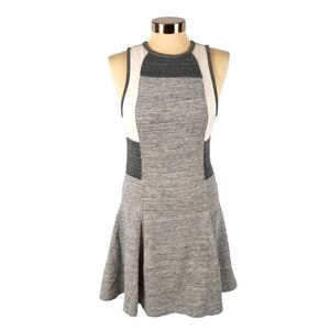 Athleta Dereck Lam 10C Downtown French Terry Cotton Mini Grey Dress